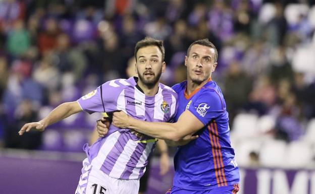 Deivid, en el partido ante el Oviedo,/Gabriel Villamil