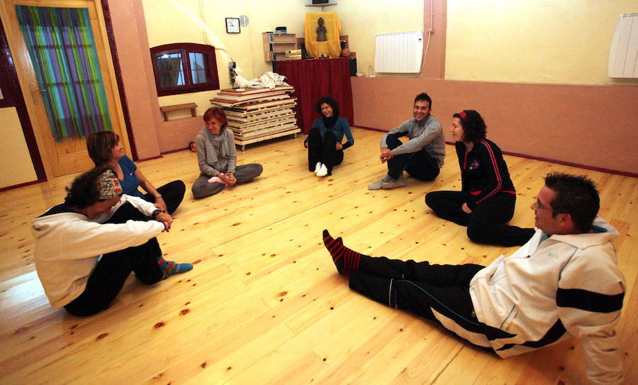 Alumnos de la escuela de teatro de Palencia