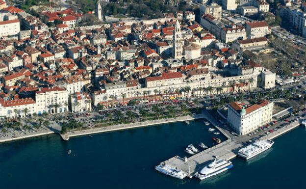 Vista de Split, Croacia Vista de Split, Croacia