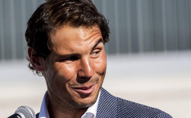 Rafa Nadal, en un acto publicitario./Efe