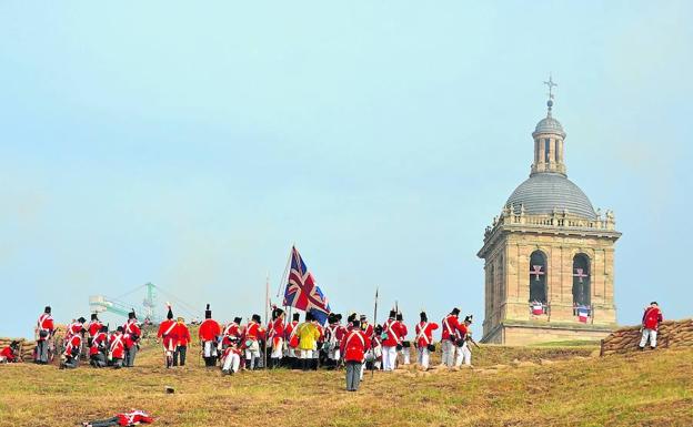Las tropas inglesas accediendo a Ciudad Rodrigo a través de la zona conocida como la Brecha./S.G.