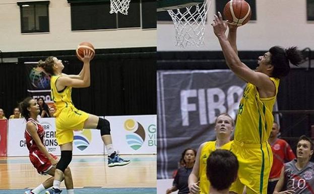 Jugadoras de Australia sub-17, en un partido.