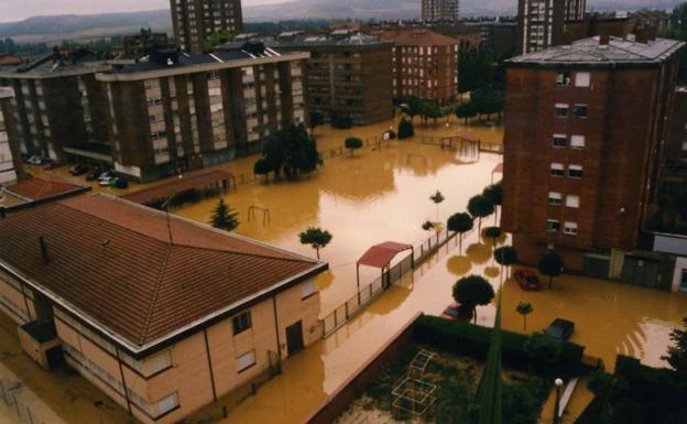 El barrio de Pan y Guindas, tras la tormenta.