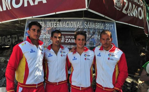 Integrantes del K-4 español.