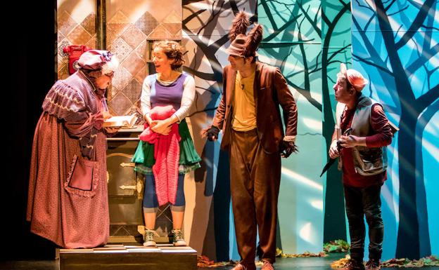 Una de las escenas de la 'Caperucita' de Teloncillo.