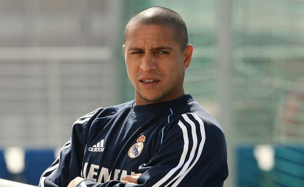 Roberto Carlos en su etapa de jugador del Real Madrid.