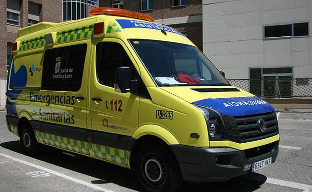 Ambulancia del servicio 112.