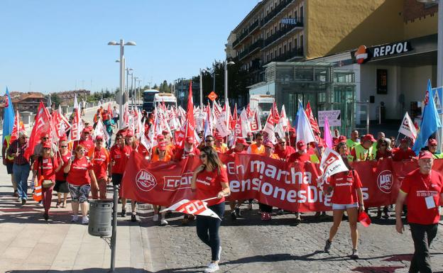 Participantes en la marcha, en Padre Claret. /Antonio de Torre