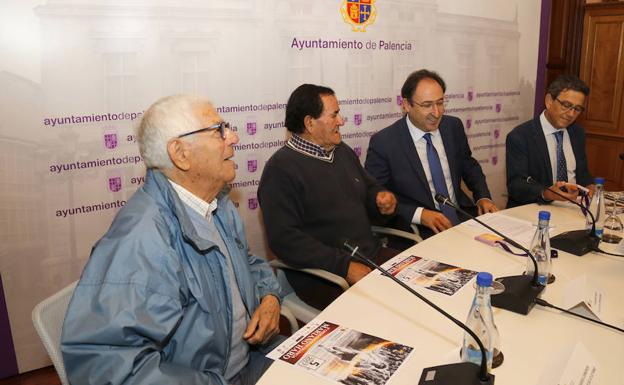 Cisneros, Haro, Polanco y Pelayo, en la presentación en el Ayuntamiento./ANTONIO QUINTERO