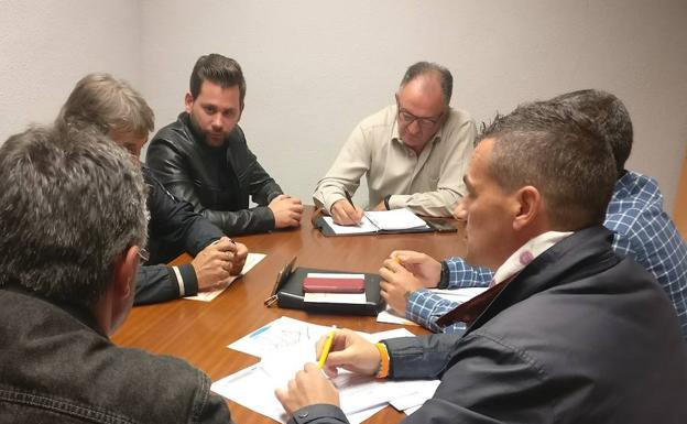 Un momento de la reunión de los responsables de Ciudadanos./WORD