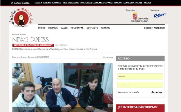 Imagen del diario digital ganador /