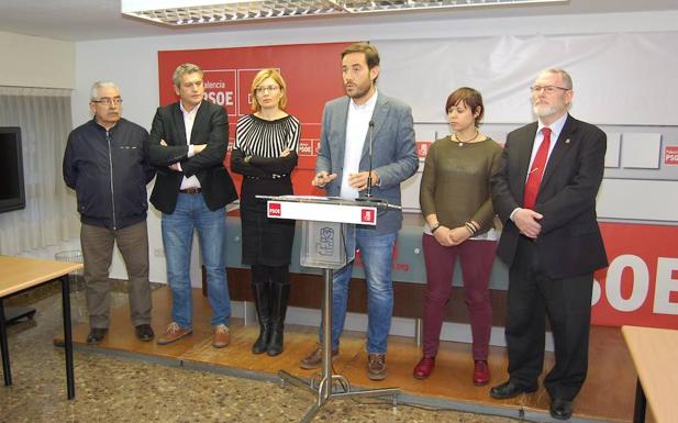 Diputados provinciales del PSOE./El Norte