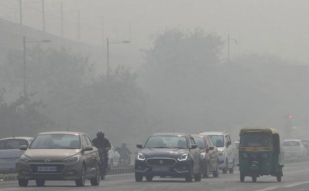 Altos niveles de contaminación en Nueva Delhi./HARISH TYAGI / EFE