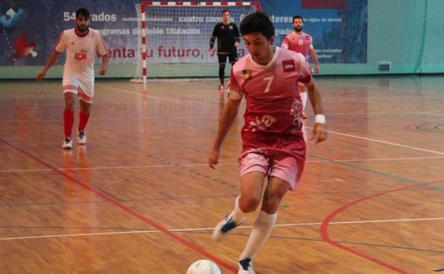 Adri, en un partido anterior/