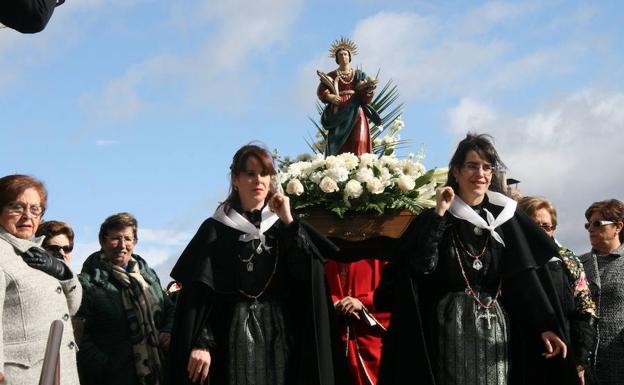 Águedas en la celebración del año pasado. /M. Rico