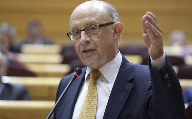 Montoro interviene en el Senado. /Kiko Huesca (Efe)