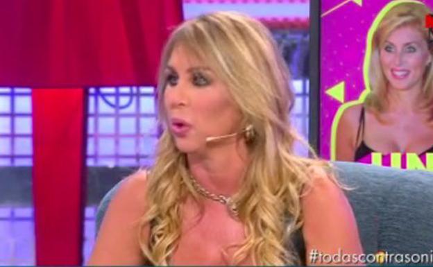 Malena Gracia también estuvo en 'Sálvame'. /