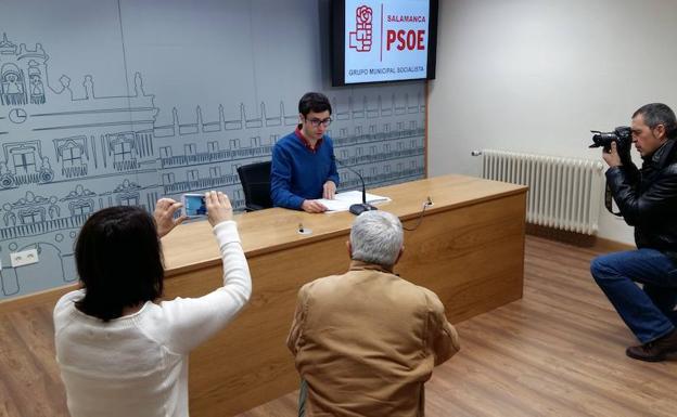 José Luis Mateos, en su comparecencia de ayer./WORD