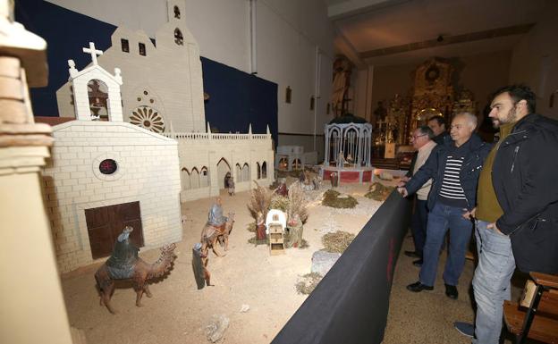 Belén de la cofradía del Santo Sepulcro. /Antonio Quintero