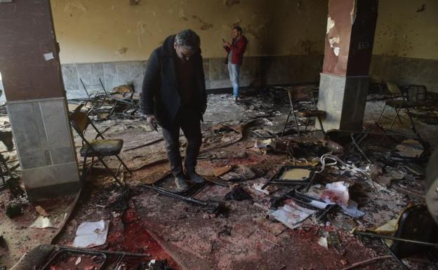 Imagen del lugar del atentado. /Afp