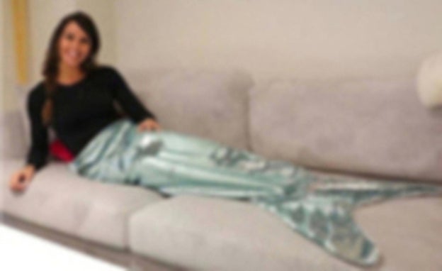 Cristina Pedroche posa con su cola de sirena. /Instagram