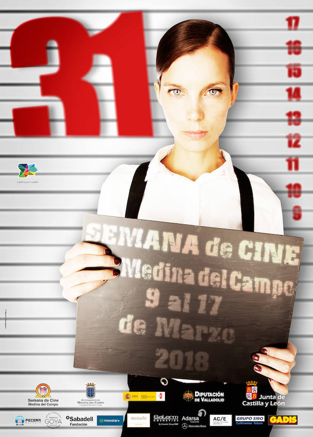 Cartel que anuncia la Semana de Cine de Medina del Campo. /El Norte