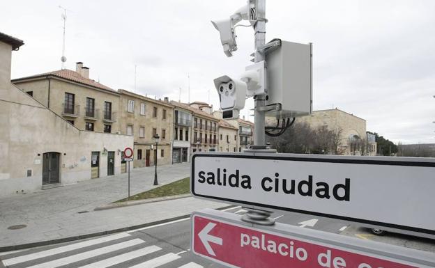 Cámaras instaladas junto al casco histórico. /WORD