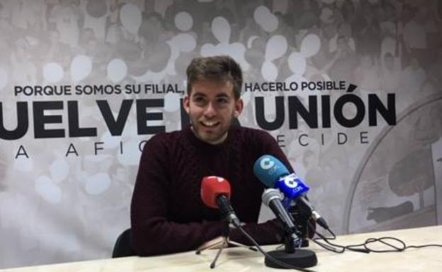 Pablo Cortés, durante la rueda de prensa. /J. G.