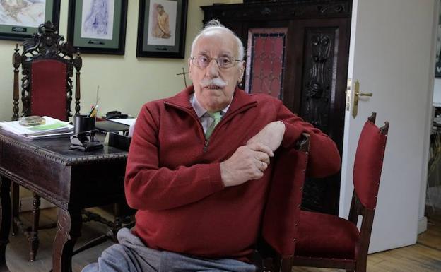 Felipe Esteban, presidente de la Junta de Cofradías de Valladolid. /G. VILLAMIL
