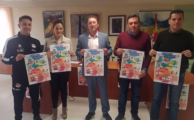 Cidao, Natalia Maroto, Jesús Nieto, Juan Manuel Martín y Jesús Sanz, en la presentación./Q. Y.
