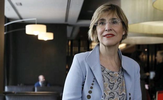 Núria Vilanova, momentos antes de la entrevista./Gabriel Villamil