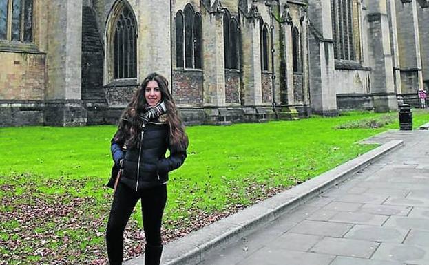 La palentina Sara González, afincada en Londres.
