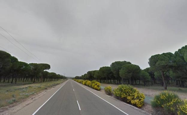 La CL-600 entre Simancas y Tudela./El Norte