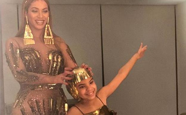Beyoncé con su hija Blue Evey. /Instagram