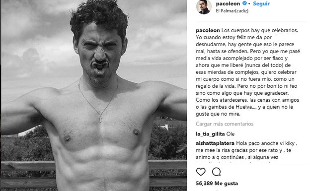 Imagen publicada por el actor.