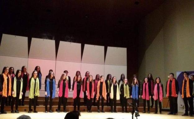 El coro juvenil vallisoletano In Crescendo Young Singers. /El Norte