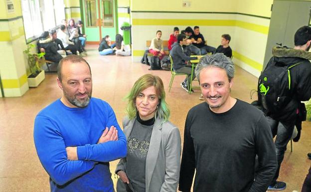 Alberto Rodríguez, Angélica Hernández y Javier Alonso, coordinadores del proyecto./R. Jiménez