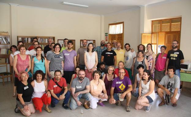 Participantes en la última edición del Foro Chico La Adobera. M. R./