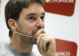 Gasol, durante un acto / efe./
