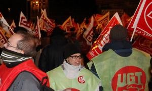 Piquetes, en la madrugada./ FERNANDO BLANCO/