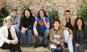 M. Amparo Paniagua, Juan Martín Salamanca, Rafael Miguel González, Ciro García, Gloria Rivas, Clemente de Pablos y Mayra Estévez. / Henar Sastre/