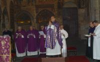 Salamanca comienza la Cuaresma un año más con un rito hispanomozárabe en la catedral vieja/