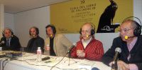 'La estación azul', el programa de poesía de Radio 3, graba en el recinto de la Feria/