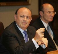 Juan Ramón Quintás y Lorenzo Rodríguez, durante la charla. / J. T./