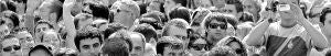 Asistentes a un acto multitudinario. / EL NORTE/