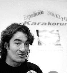 El montañero Martín Ramos intentará ascender el K2. / L. C./