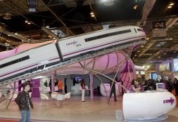 Expositor de la compañía Renfe en Fitur, que ha recibido el premio al mejor expositor. / PATIER/