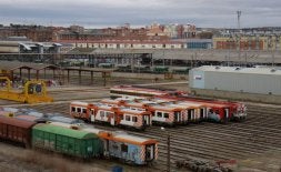 El actual Taller Central de Reparaciones de Renfe, entre la estación y el barrio de Delicias./ EL NORTE/