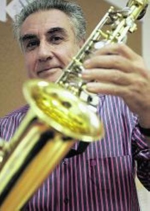 Javier con el saxo alto. :: G. V./