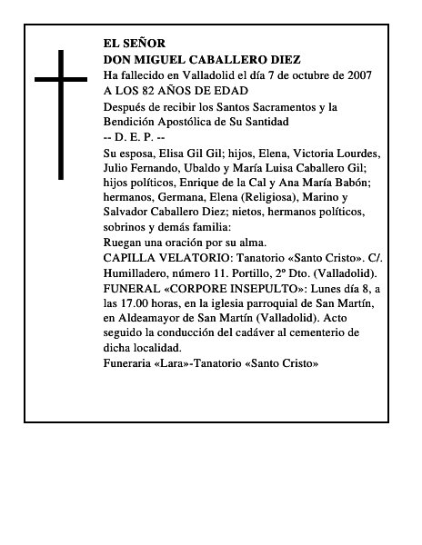 DON MIGUEL CABALLERO DIEZ